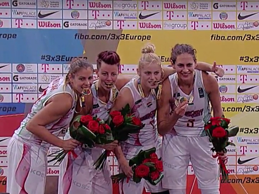 3x3 Európa Bajnok a Magyar női válogatott